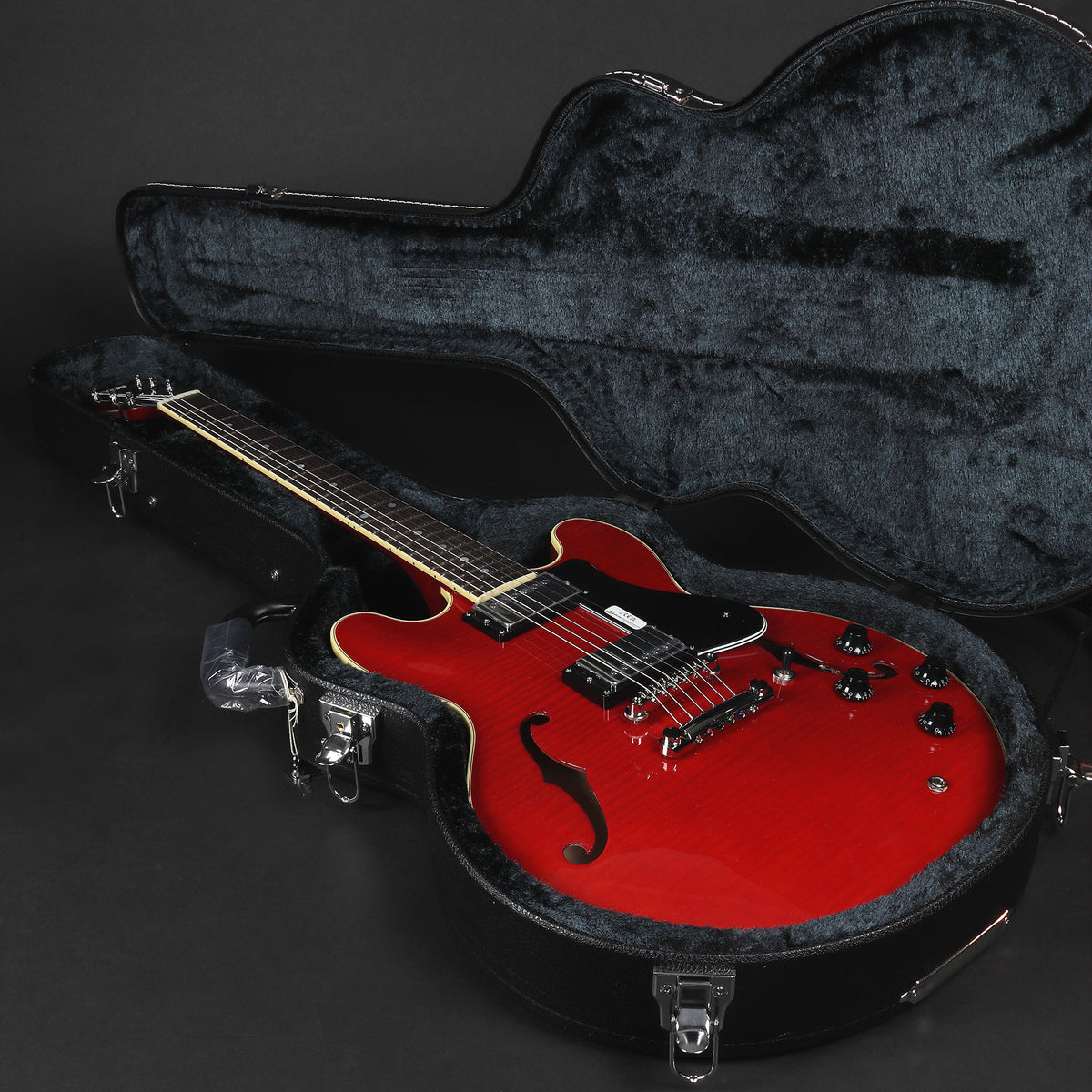 FGN Masterfield MSA-HP-CH Semi-Hollow in Cherry – Mak's Guitars