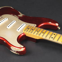 Load image into Gallery viewer, 2017 Fender Custom Shop '55 Strat Heavy Relic - Candy Apple Red (Pre-owned)