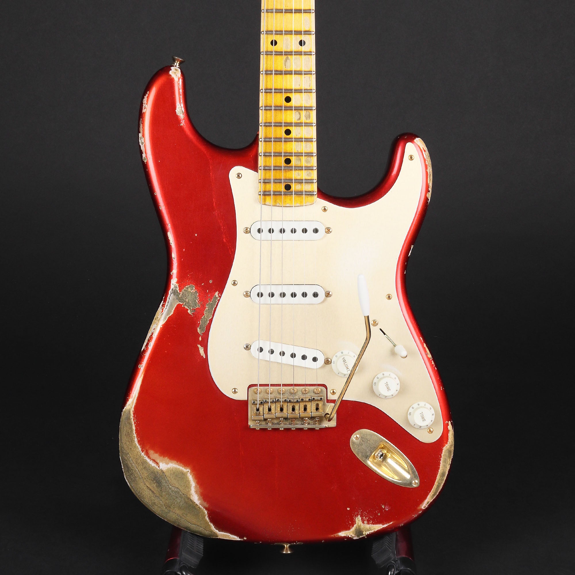 2017 Fender Custom Shop '55 Strat Heavy Relic - Candy Apple Red (Pre-owned)