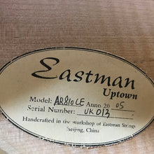 Load image into Gallery viewer, 2005 Eastman AR810CE 17" Archtop - Sunburst (Pre-owned)