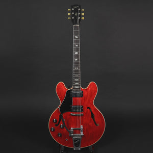 1972 Left-handed Gibson ES-335 TD Cherry w/Bigsby