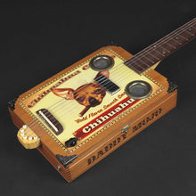 Load image into Gallery viewer, Daddy Mojo Chihuahua Cigar Box Guitar (Pre-owned)