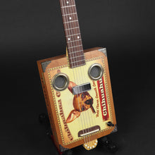 Load image into Gallery viewer, Daddy Mojo Chihuahua Cigar Box Guitar (Pre-owned)