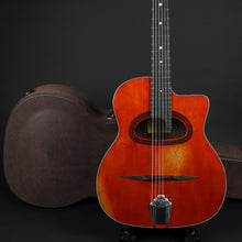 Load image into Gallery viewer, Eastman DM4/V D-Hole Gypsy Jazz Guitar - Antique Varnish