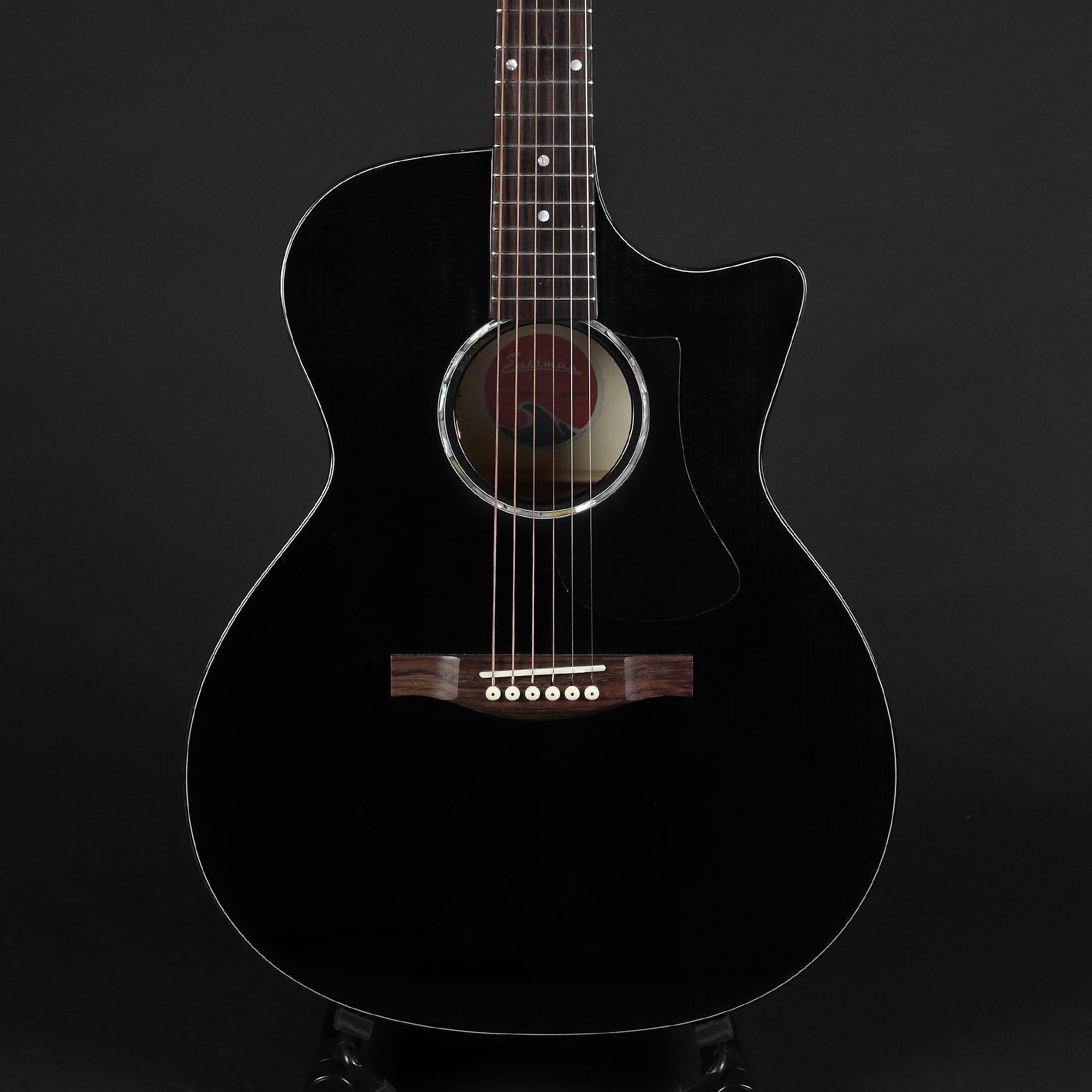 Eastman PCH3-GACE Electro-Acoustic Trans Black