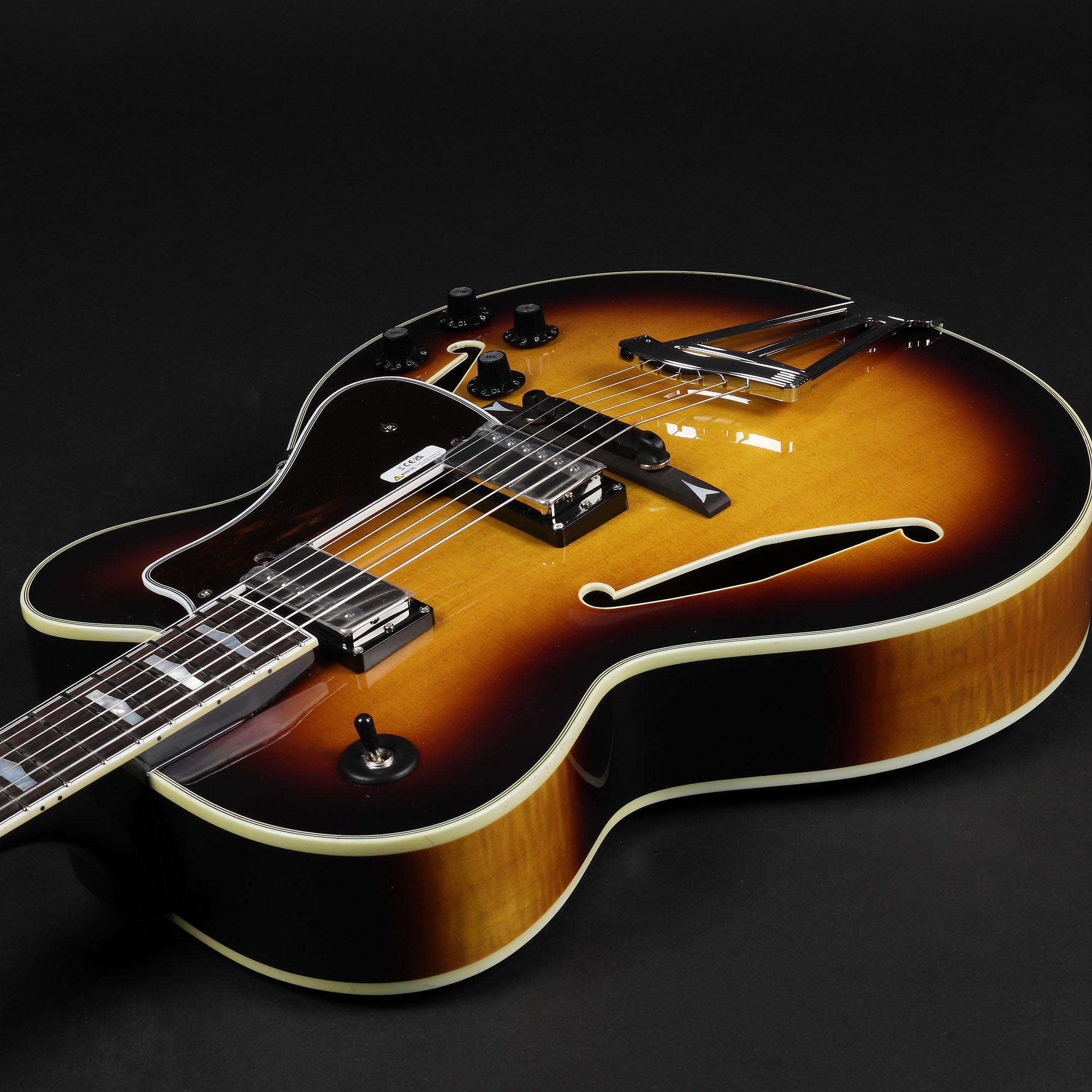 FGN Masterfield MFA-HH Hollow Body Guitar - Jazz Burst – Mak's Guitars