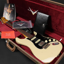Load image into Gallery viewer, Fender Custom Shop '63 Strat HSS Relic RW - Faded Desert Sand (Pre-owned)