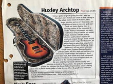 Load image into Gallery viewer, James Huxley Custom Solid Body Archtop with P90&#39;s (Pre-owned)