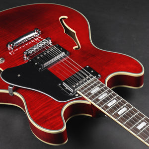 Sire Larry Carlton H7 Semi-hollow - See Through Red (Pre-owned)