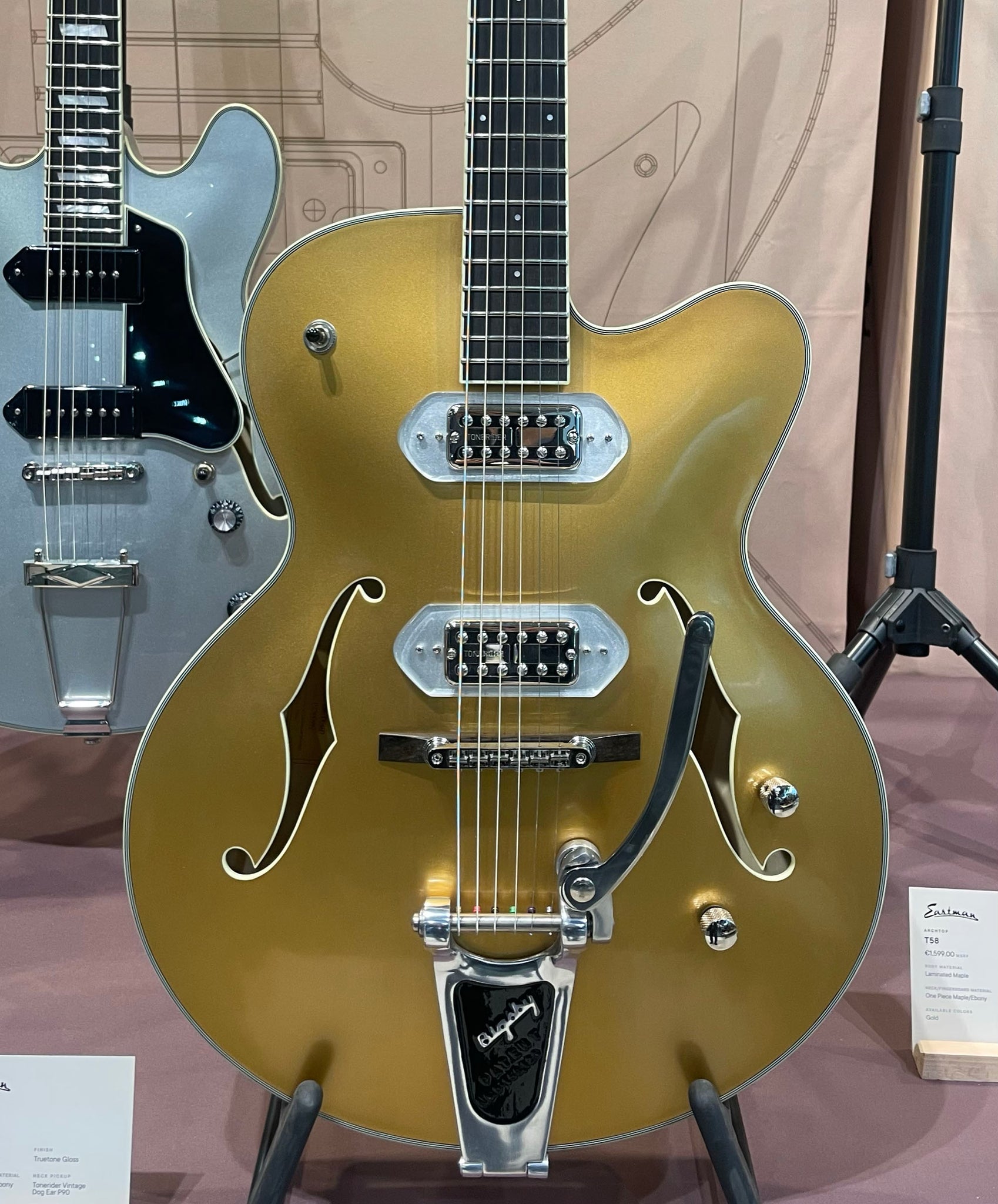 Eastman T58 Gold w/Bigsby