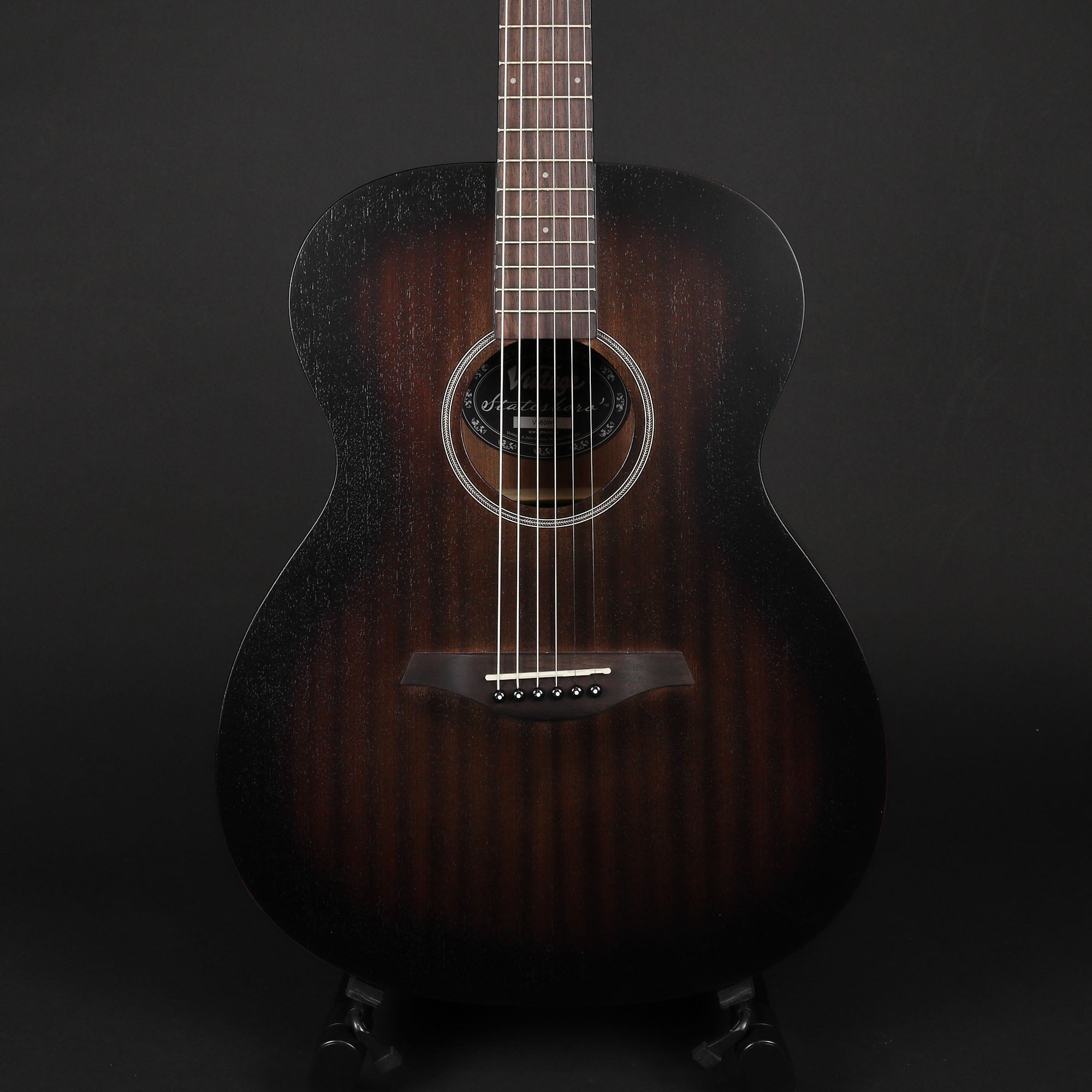 Vintage V660WK Statesboro' OM Acoustic Guitar - Whisky Sour