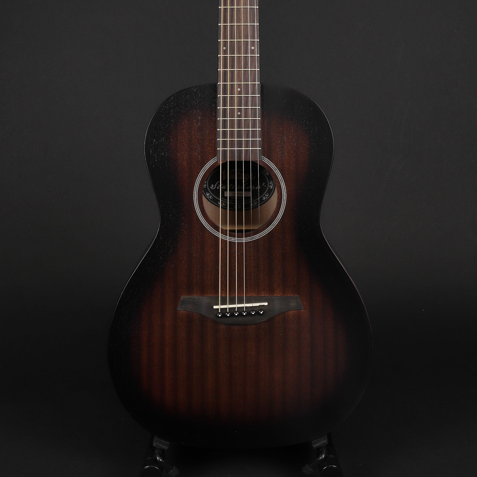 Vintage V880WK Statesboro' Parlour Acoustic Guitar - Whisky Sour