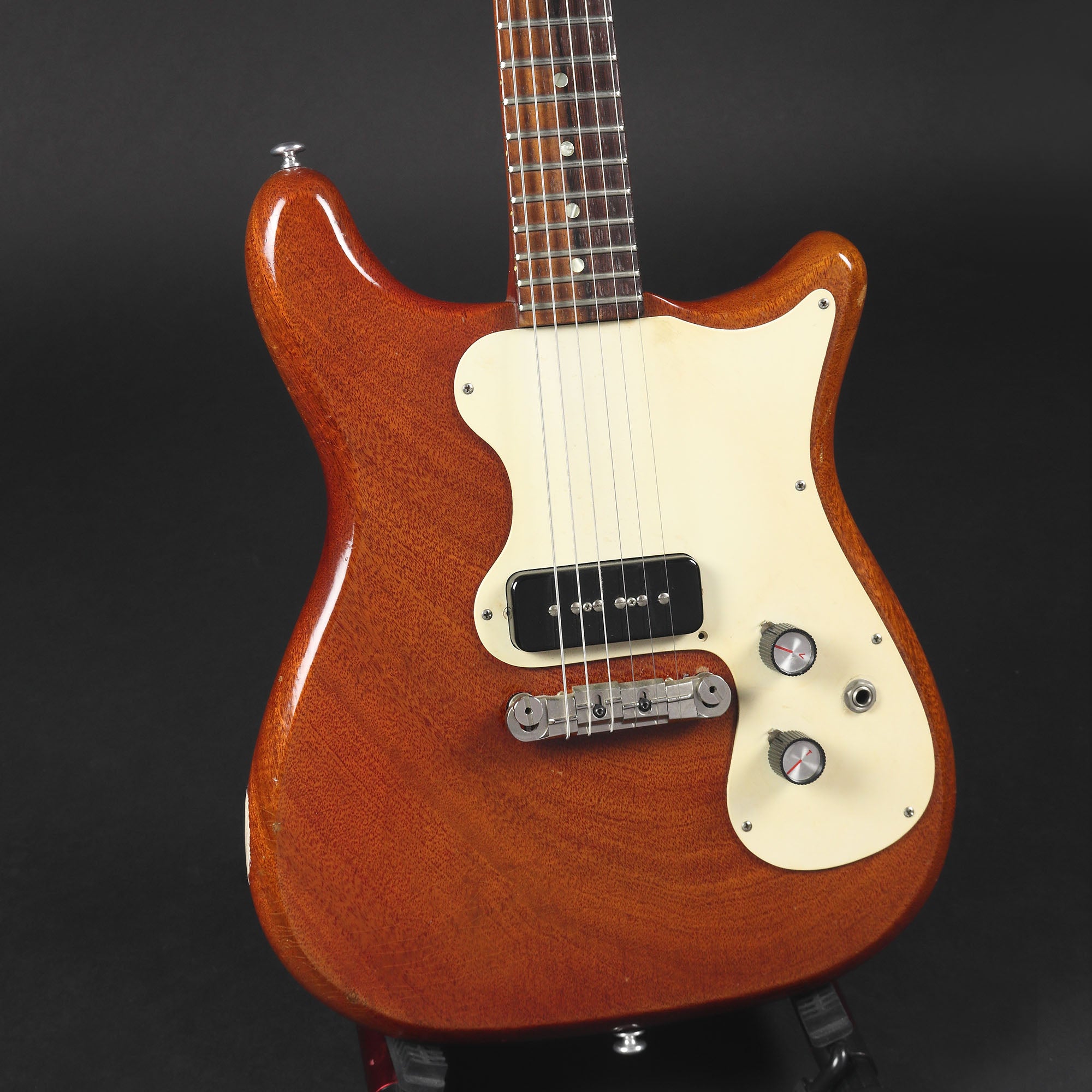 1965 Epiphone Olympic Single P90 in Cherry Mak s Guitars