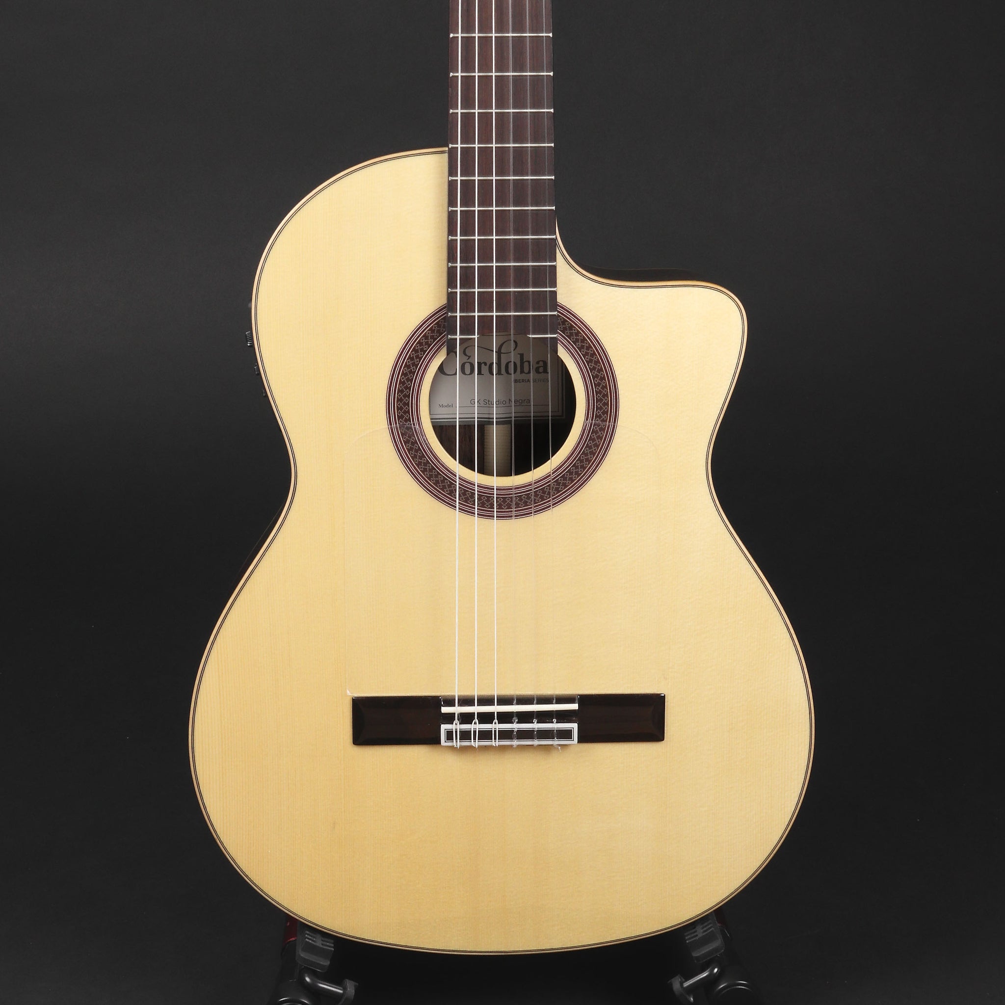 Cordoba GK Studio Negra Flamenco Cutaway Guitar