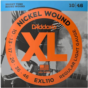 D'Addario EXL110 Nickel Wound Electric Guitar Strings - Mak's Guitars 
