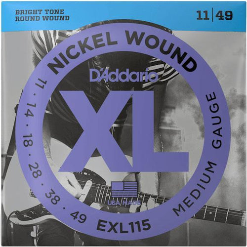 D'Addario EXL115 Nickel Wound Electric Guitar Strings - Mak's Guitars 