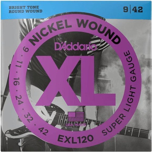 D'Addario EXL120 Nickel Wound Electric Guitar Strings - Mak's Guitars 