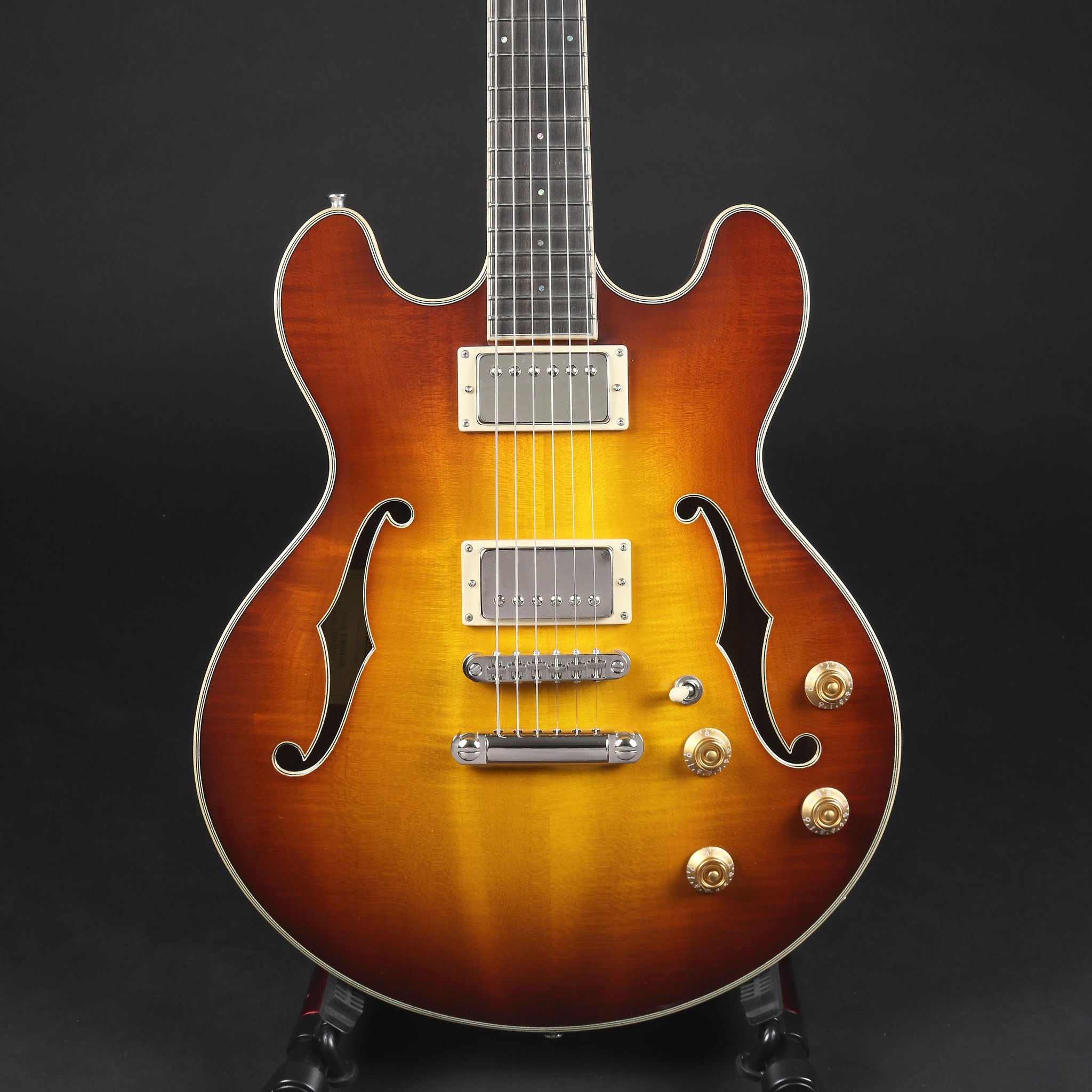 Eastman T185MX-GB Thinline in Gold Burst #2720