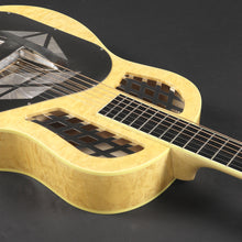 Load image into Gallery viewer, Fine Resophonic Bird&#39;s Eye Maple Tricone Resonator (Pre-owned)