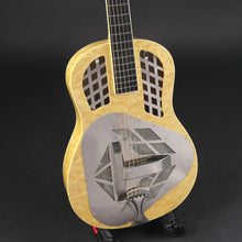 Load image into Gallery viewer, Fine Resophonic Bird&#39;s Eye Maple Tricone Resonator (Pre-owned)