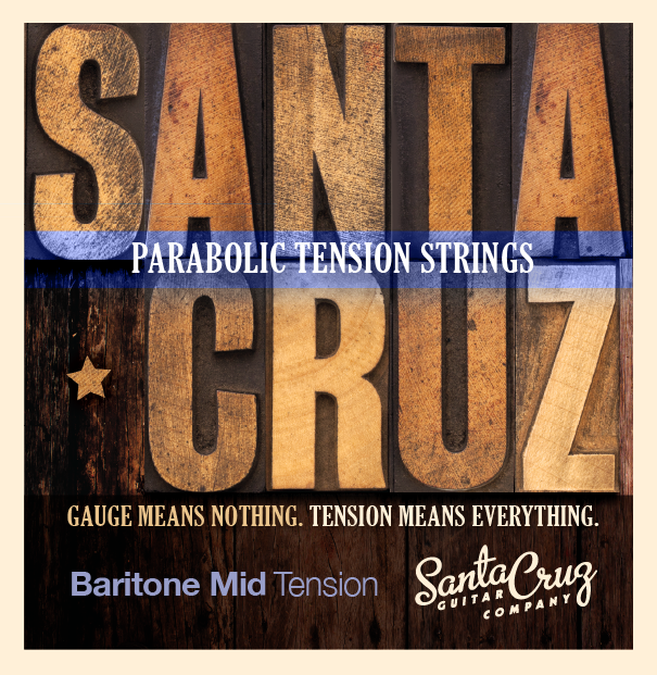 Santa Cruz Parabolic Tension Strings - Baritone Mid Tension
