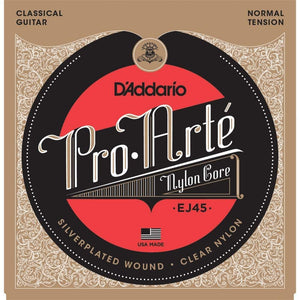 D'Addario EJ45 Pro-Arte Normal Tension Classical Guitar Strings - Mak's Guitars 