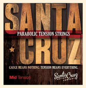 Santa Cruz Parabolic Tension Strings - Mid Amps & Accessories